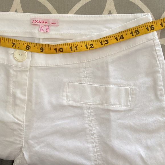 Axara Paris White Bell Bottom Pant Size 10 - Picture 9 of 12